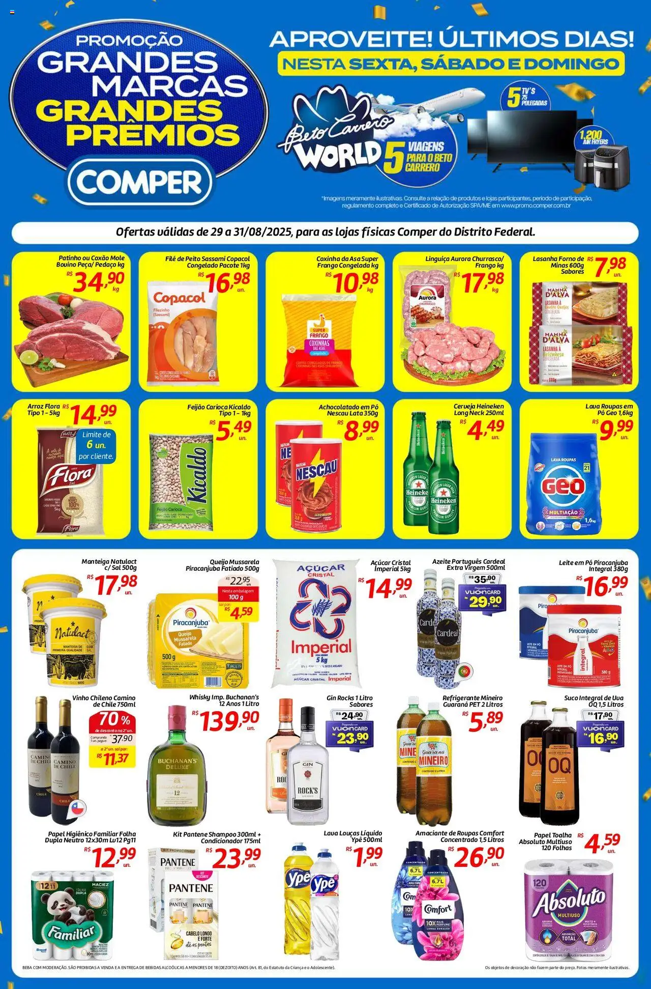 Comper folheto "Ofertas da semana" válido a partir de 29/08/2025 - número de página 1