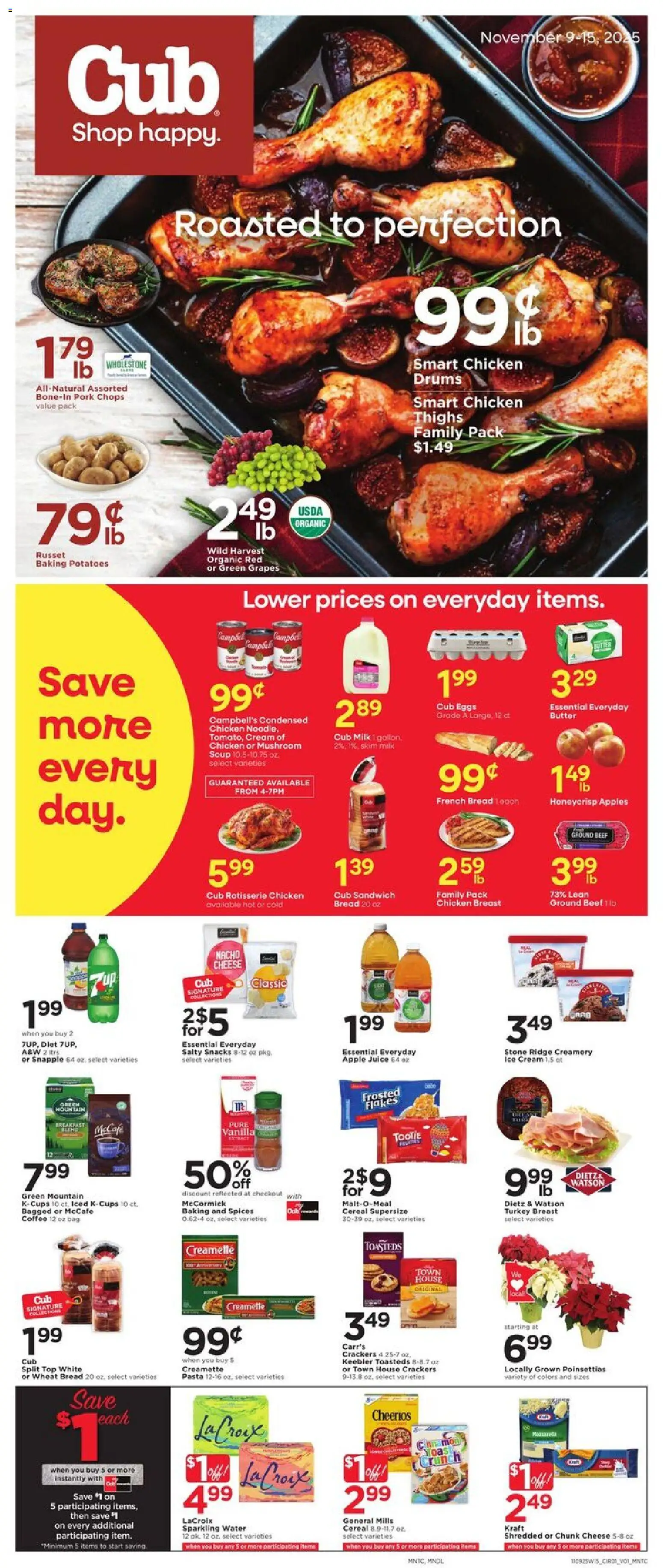 Ad Preview of Cub Foods Weekly Ad from 11/09/2025