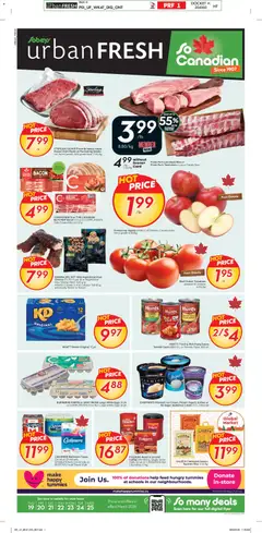 Preview of leaflet Sobeys - Weekly Flyer - Urban Fresh from shop Sobeys is valid from Mar 19, 2026