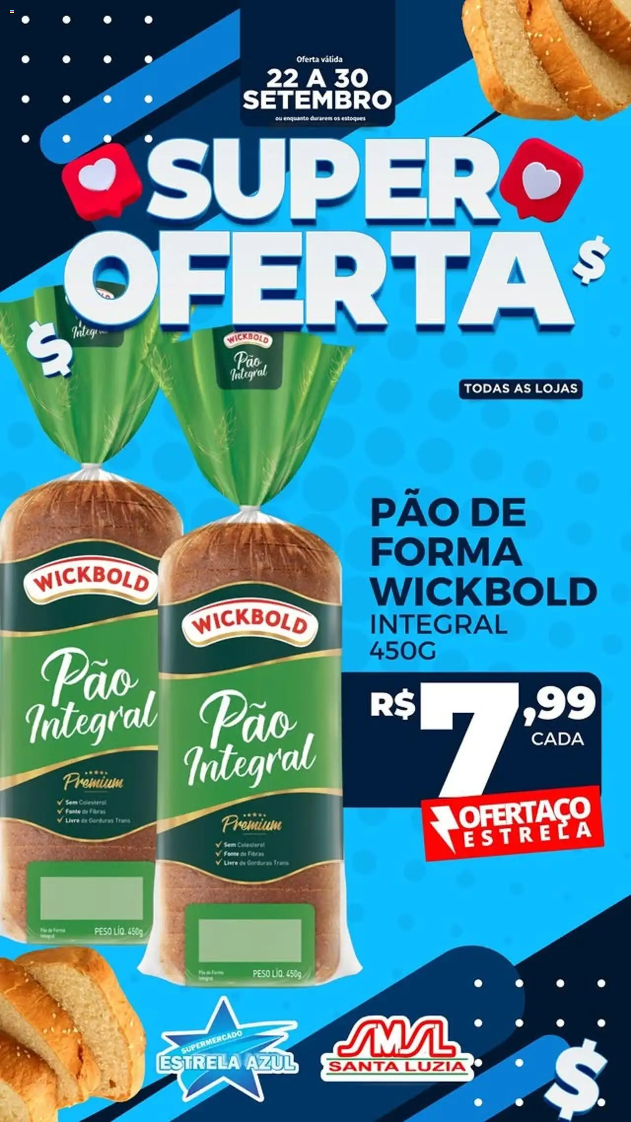 Estrela Azul folheto "Ofertas Wickbold" válido a partir de 22/09/2025 - número de página 1
