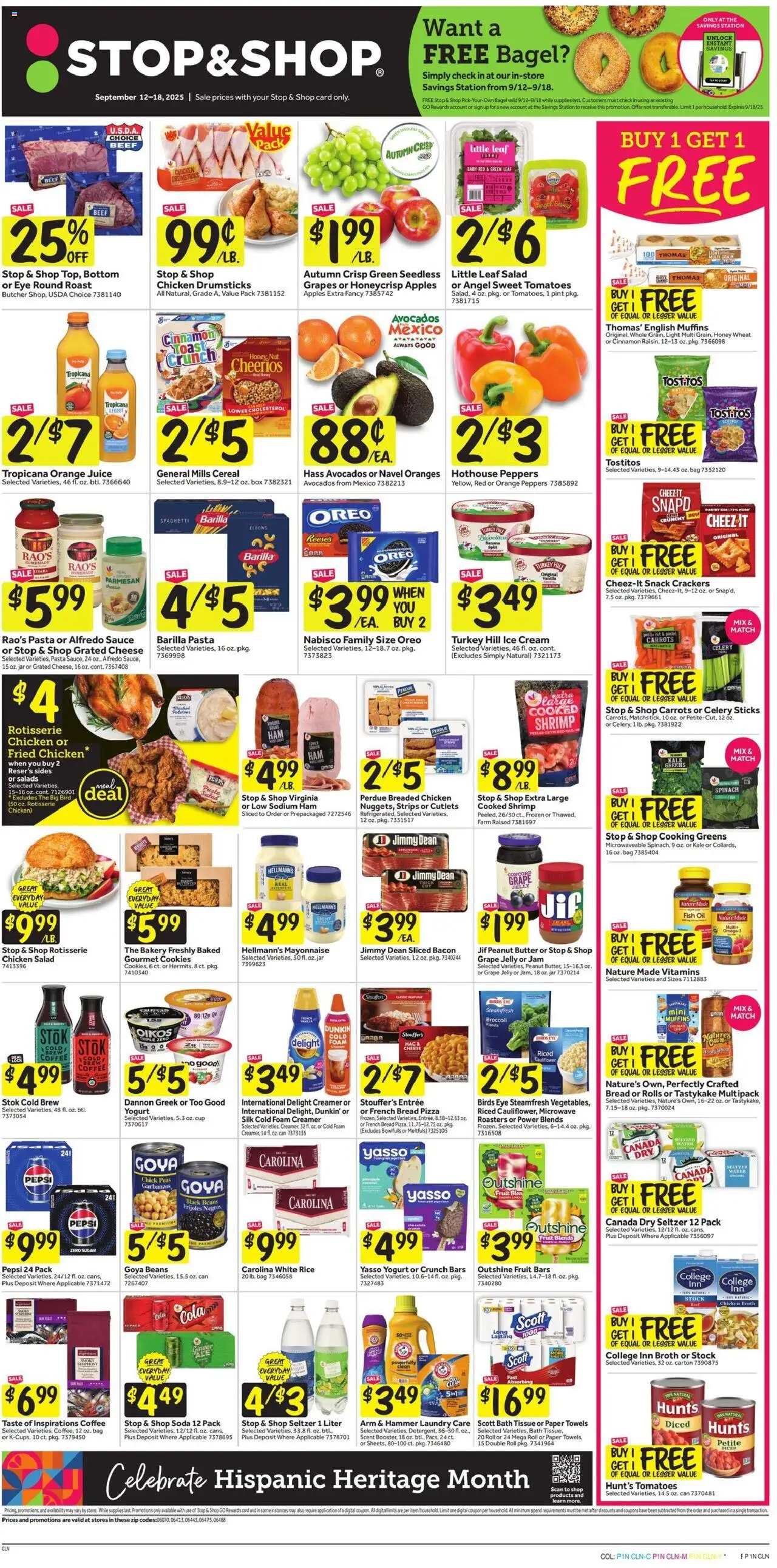 Stop & Shop Weekly Ad from 09/12/2025 - Flyer - Page number 1