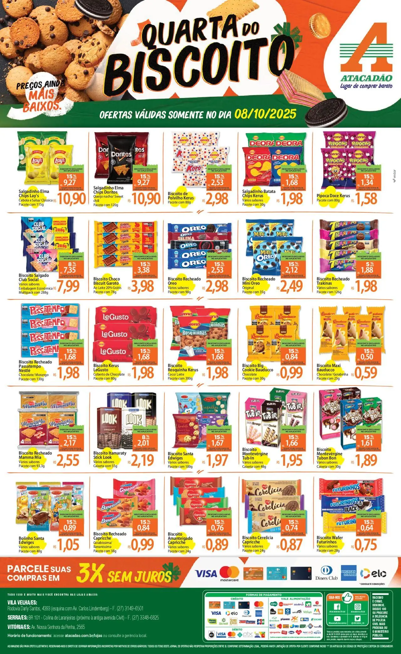 Atacadão folheto "Ofertas - ES" válido a partir de 08/10/2025 - número de página 1