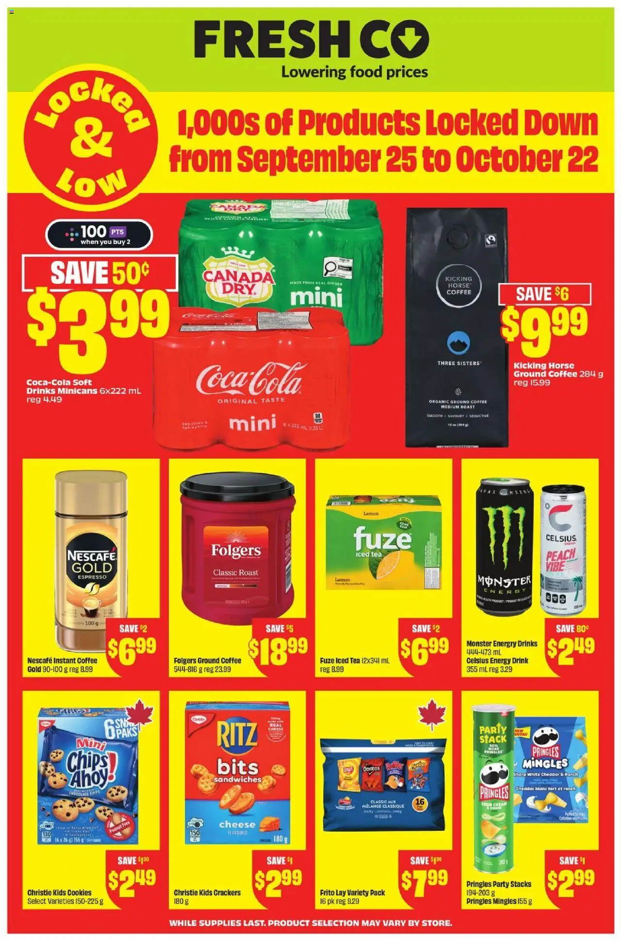 FreshCo flyer valid from Sep 25, 2025 - page number 1