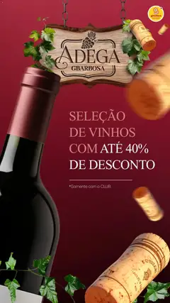 Pré-Visualização do folheto "Ofertas Adega" da loja Gbarbosa válido a partir de 20/02/2026