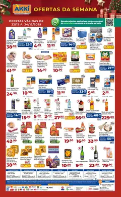 Pré-Visualização do folheto "Ofertas da semana" da loja Akki Atacadista válido a partir de 22/12/2025