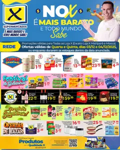 Pré-Visualização do folheto "Ofertas da semana" da loja X Supermercados válido a partir de 03/12/2025