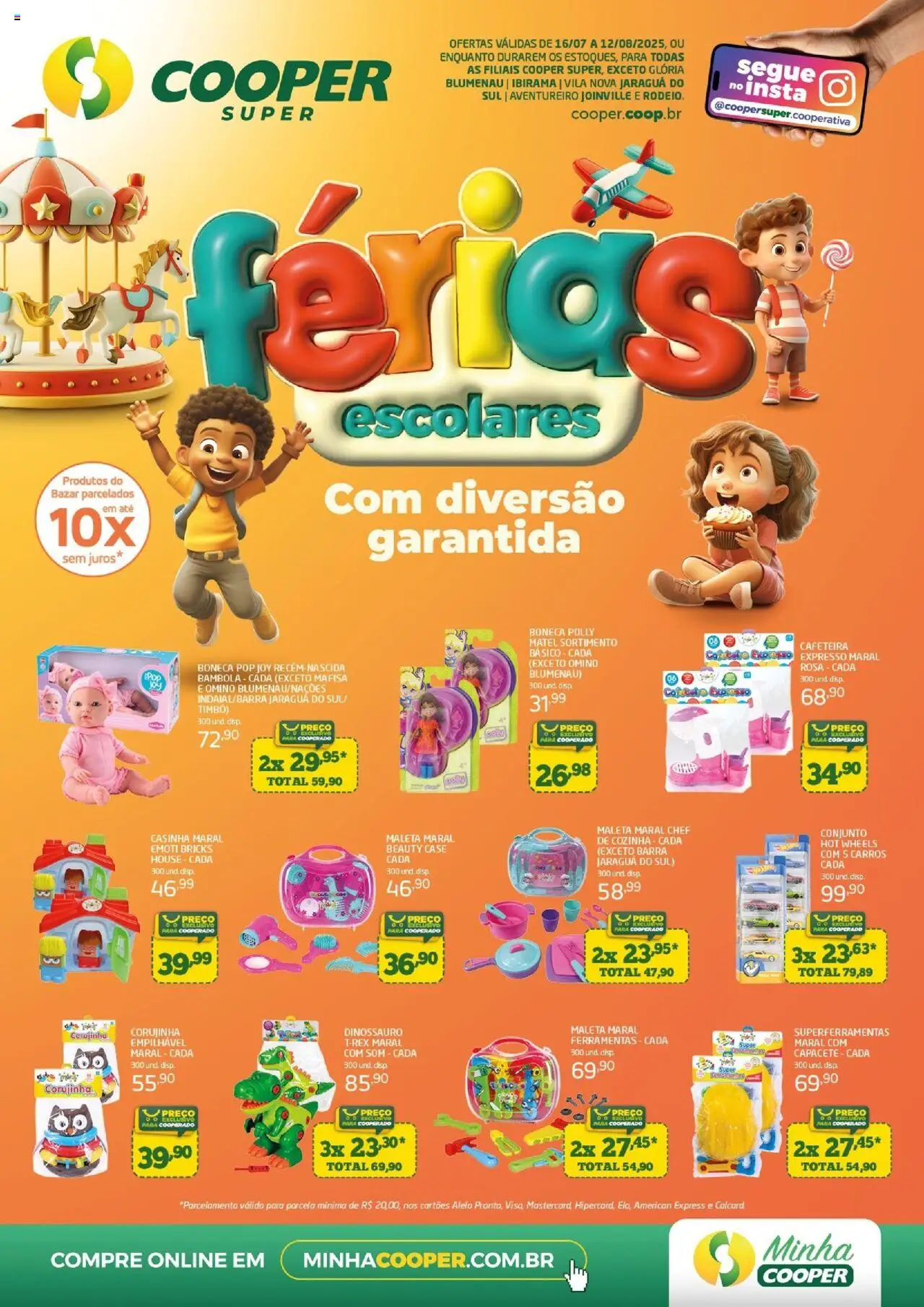 Cooper folheto "Ofertas Especial Férias Escolares" válido a partir de 16/07/2025 - número de página 1
