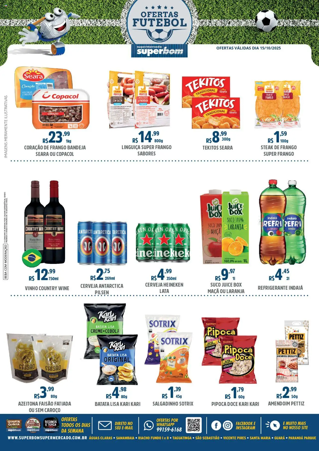 Superbom folheto "Ofertas Futebol" válido a partir de 15/10/2025 - número de página 1