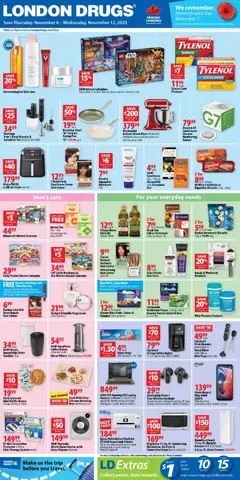 Preview of leaflet Weekly flyer / circulaire from shop London Drugs is valid from Nov 06, 2025