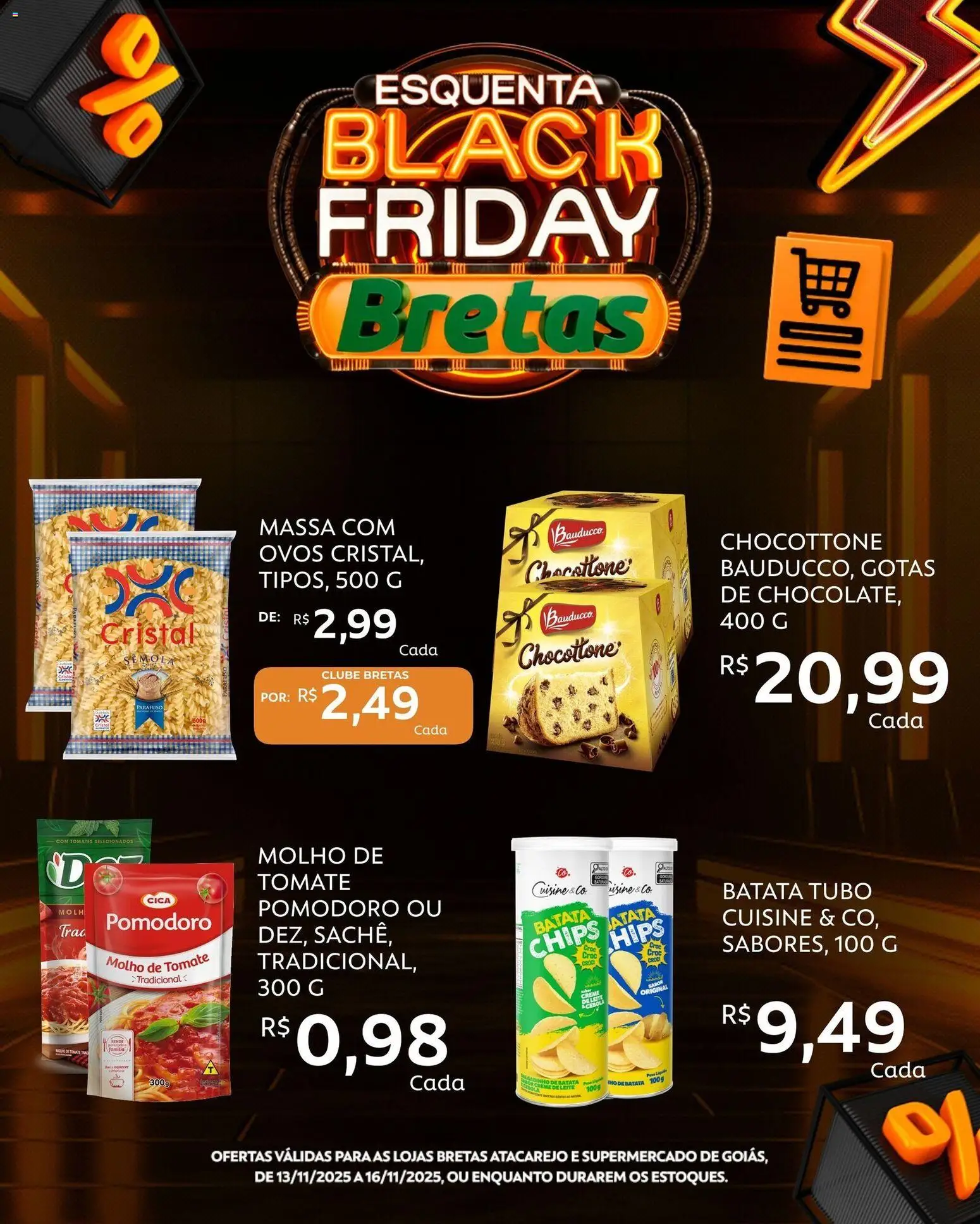 Pré-Visualização do folheto "Black Friday" da loja Bretas válido a partir de 13/11/2025