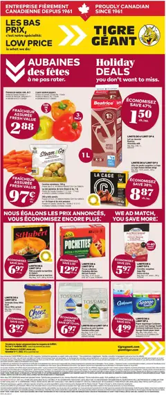 Preview of leaflet Weekly Flyer from shop Giant Tiger is valid from Nov 05, 2025