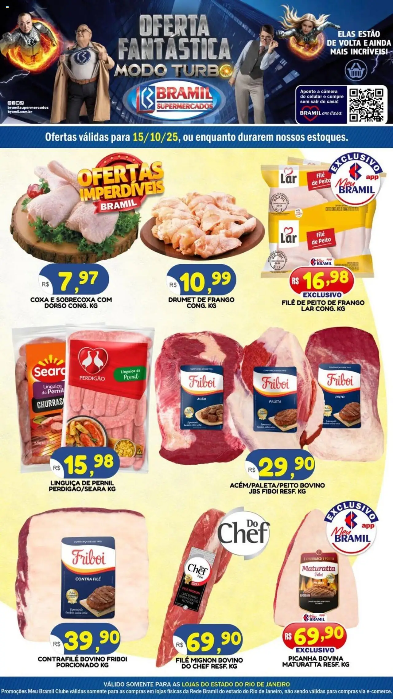 Bramil Supermercados folheto "Ofertas do Dia" válido a partir de 15/10/2025 - número de página 1