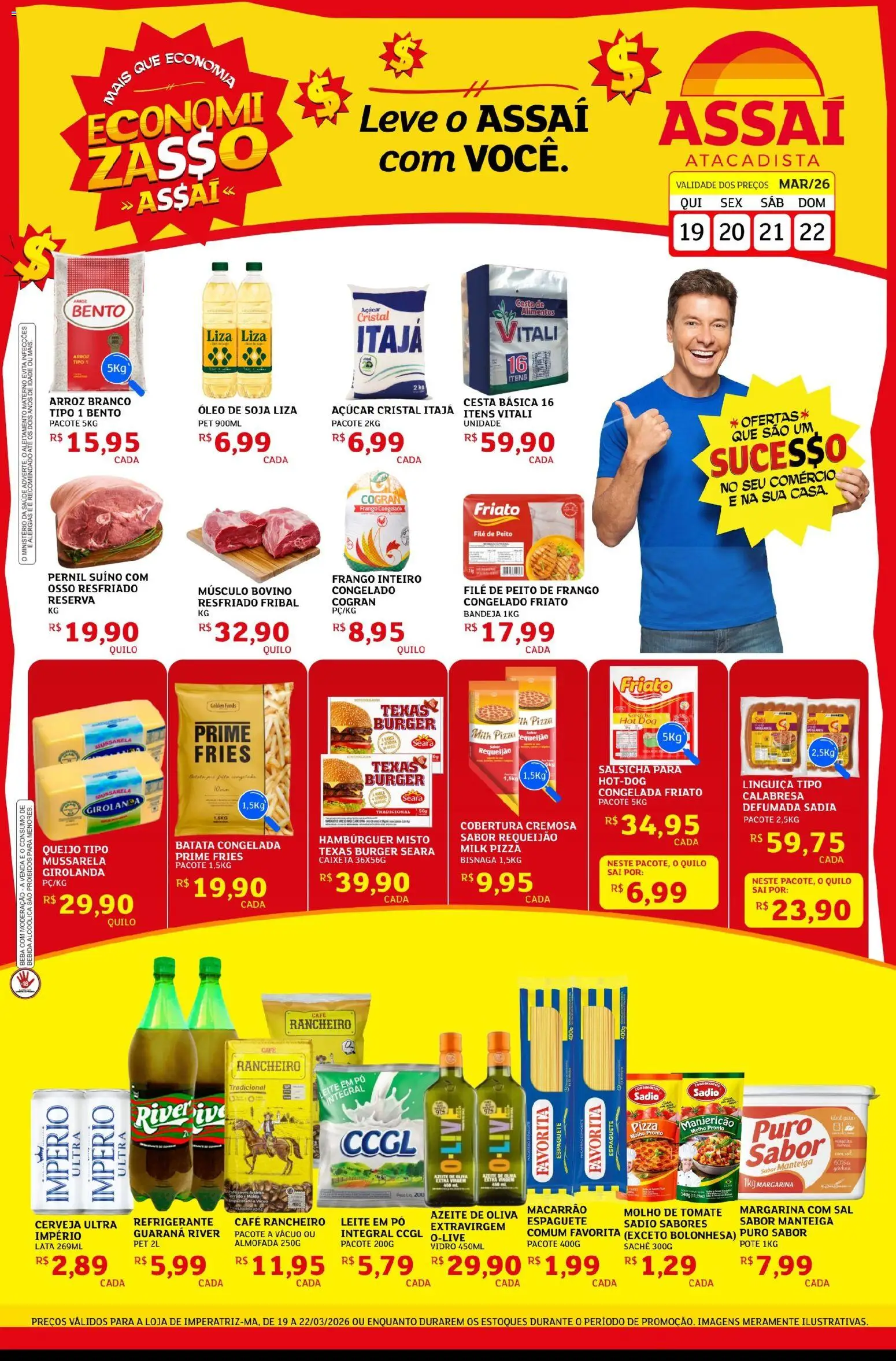 Pré-Visualização do folheto "Assaí Atacadista ofertas - MA" da loja Assaí Atacadista válido a partir de 19/03/2026