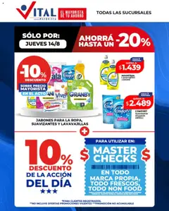 Vista previa del folleto de la tienda Vital válido desde el 14/08/2025 