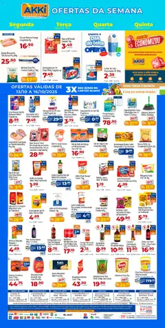 Pré-Visualização do folheto "Ofertas da semana" da loja Akki Atacadista válido a partir de 13/10/2025