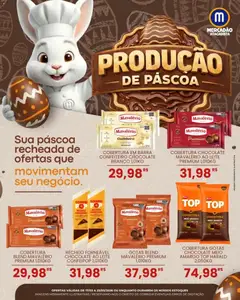 Pré-Visualização do folheto "Mercadão Atacadista ofertas Páscoa" da loja Mercadão Atacadista válido a partir de 17/03/2026