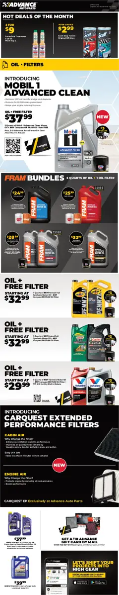 Ad Preview of Advance Auto Parts Weekly Ad from 11/01/2025