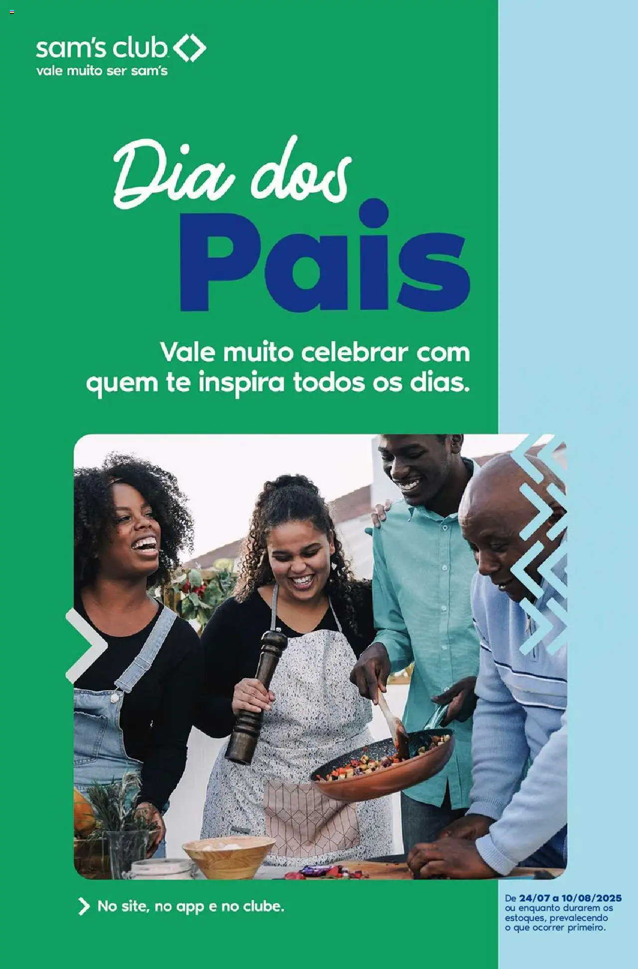 Sam's Club folheto "Ofertas Dia dos Pais" válido a partir de 24/07/2025 - número de página 1