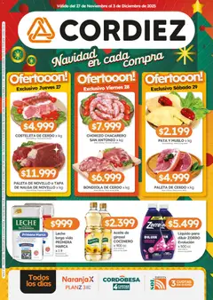 Vista previa del folleto de la tienda Cordiez válido desde el 27/11/2025 