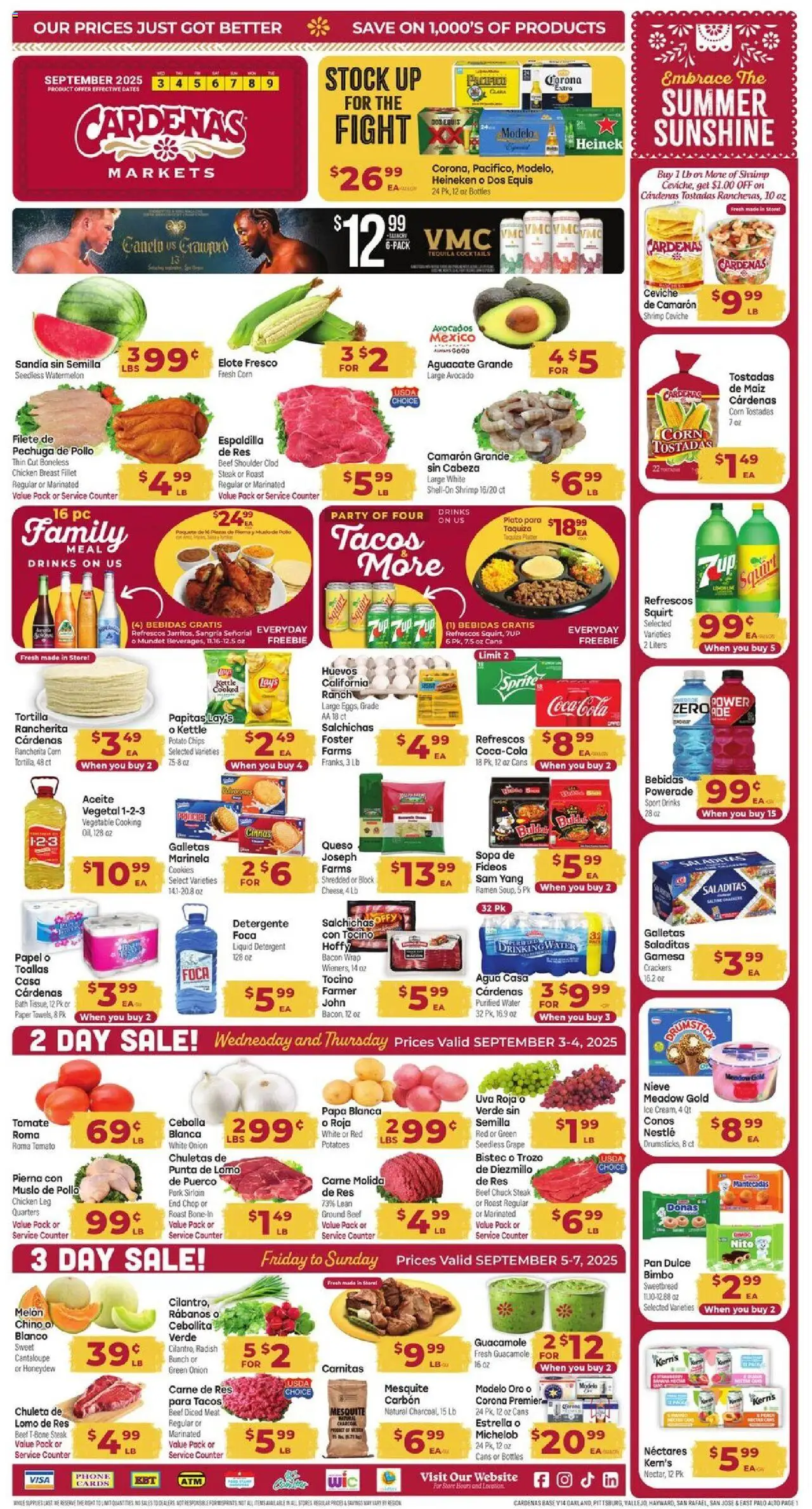 Cardenas Weekly Ad from 09/03/2025 - Flyer - Page number 1