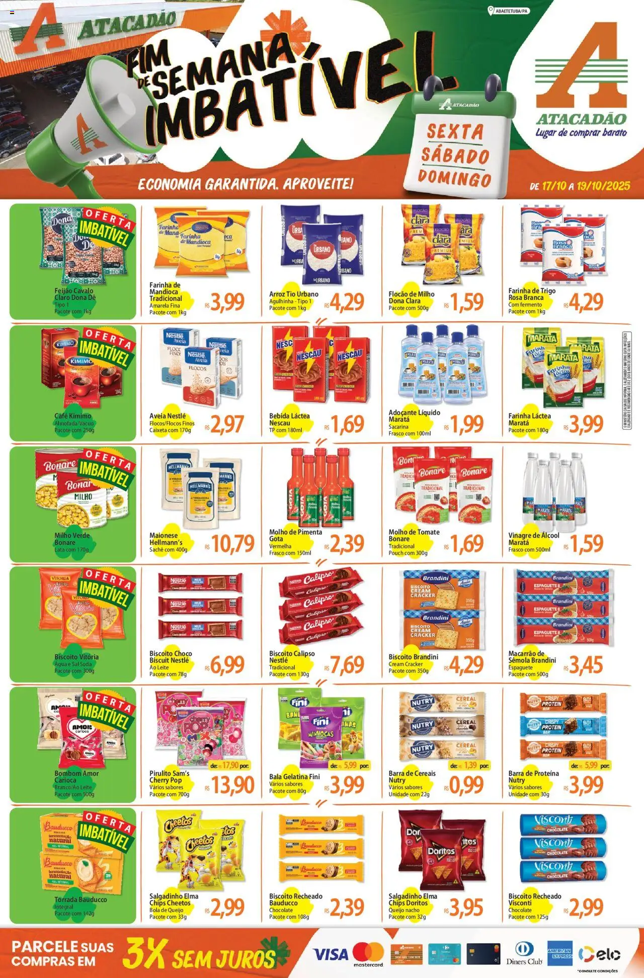 Atacadão folheto "Ofertas - PA" válido a partir de 17/10/2025 - número de página 1
