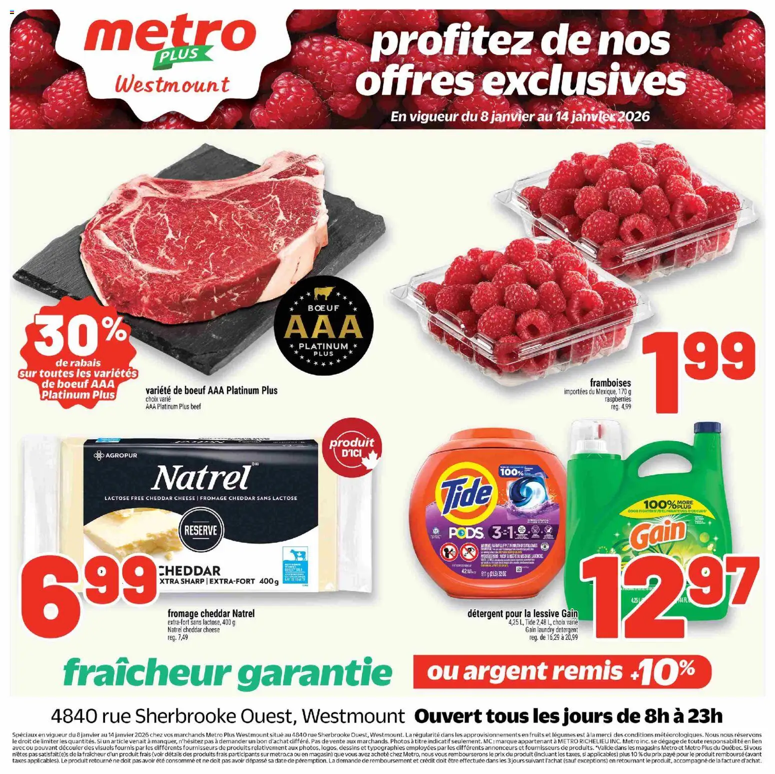 Preview of leaflet Montréal from shop Metro is valid from Jan 08, 2026