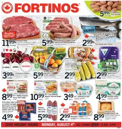 Un aperçu du dépliant Weekly flyer / circulaire du magasin Fortinos est valide à partir 31 juill. 2025