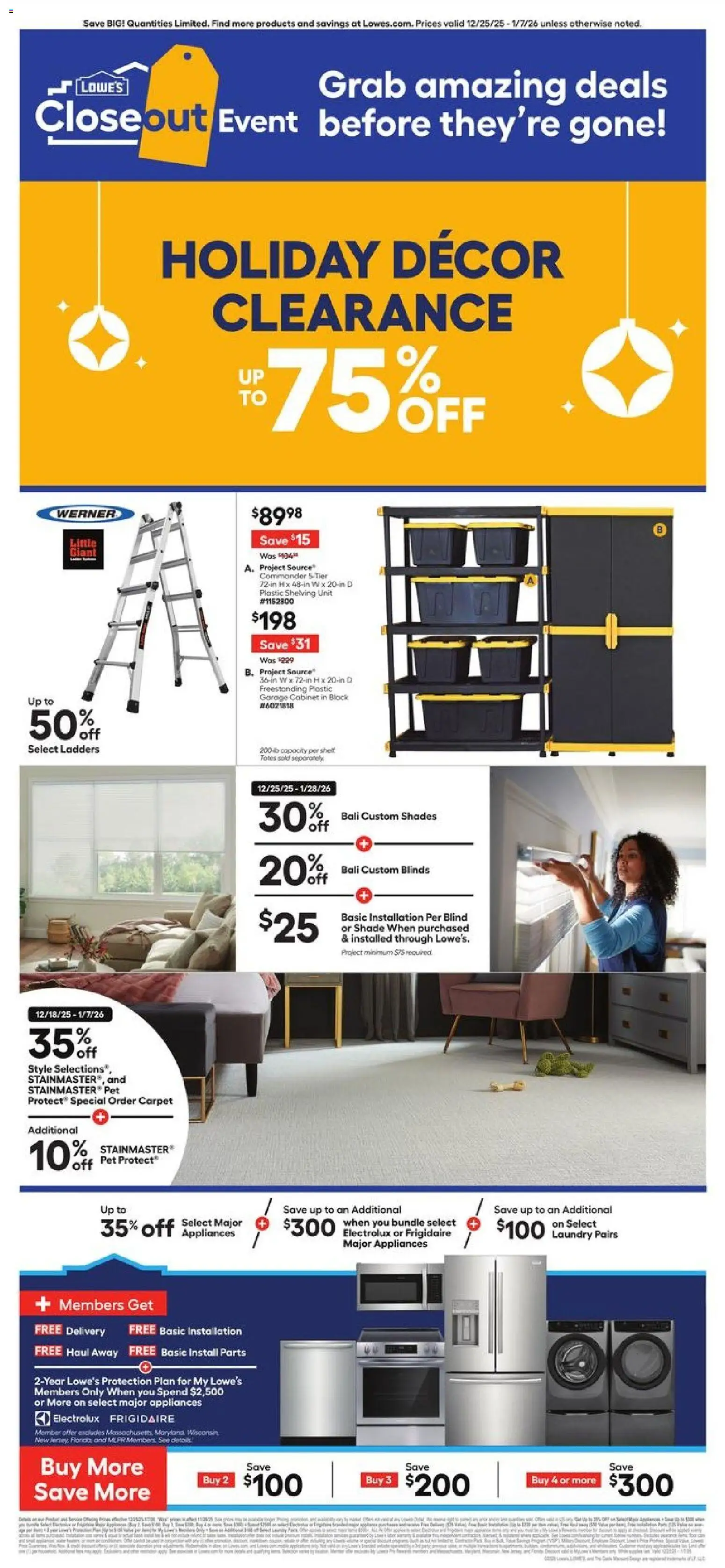 Ad Preview of Lowe's Weekly Ad from 12/25/2025