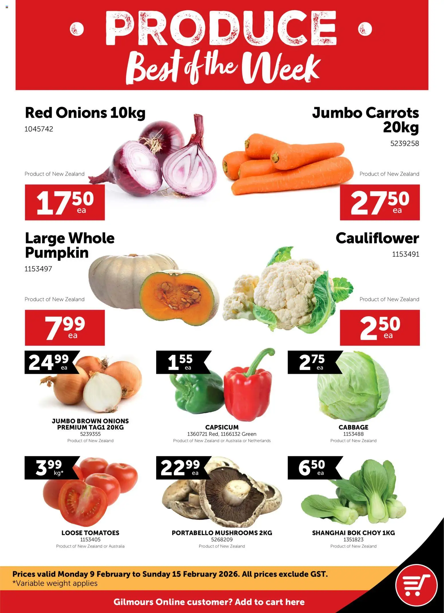 Preview of catalogue Catalogue from shop Gilmours valid 9 Feb 2026