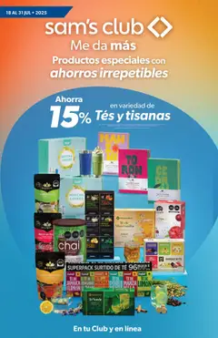 Vista previa las ofertas de la tienda Sam's Club - Catálogo Frontera desde el 18/07/2025 