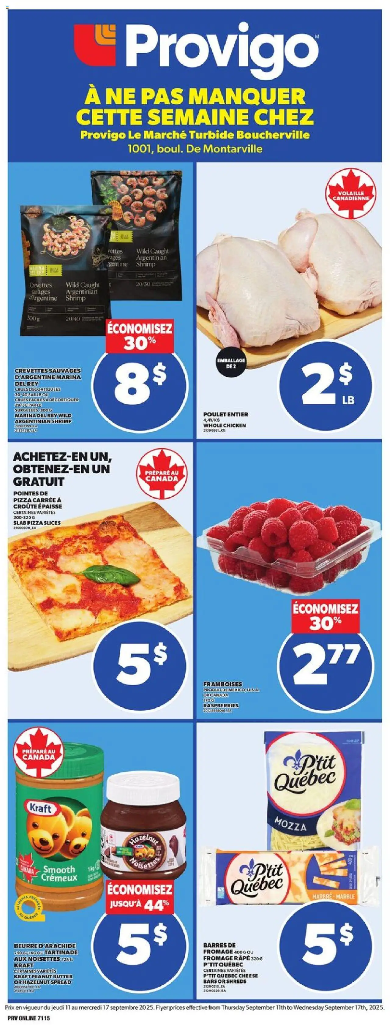 Provigo flyer valid from Sep 11, 2025 - page number 1