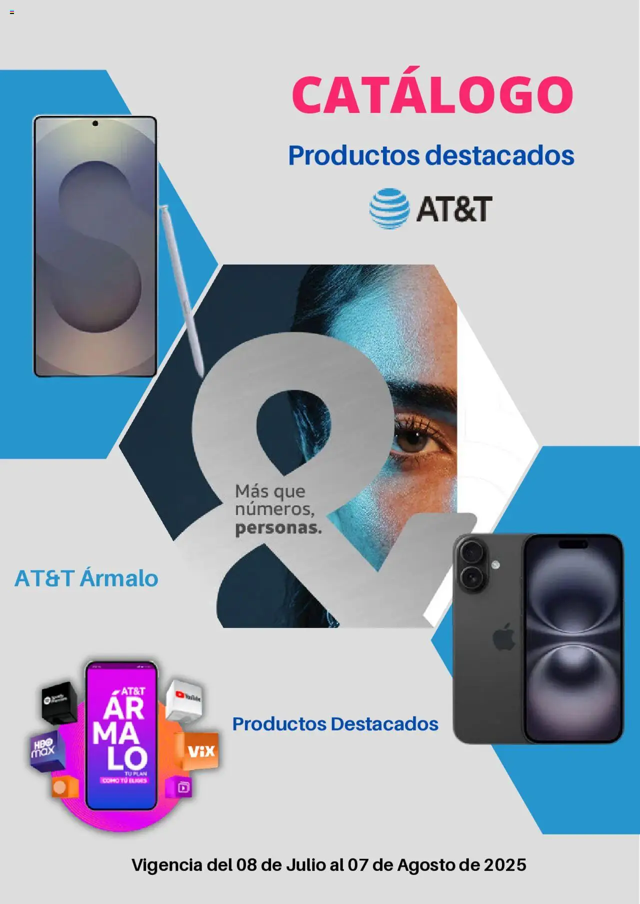 Catálogo AT&T y sus promociones válidas desde el 08/07/2025 - Número de página 1