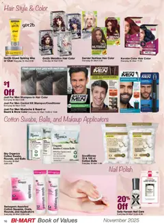 Ad Preview of Bi-Mart November Health & Beauty Book of Values from 11/01/2025 | Page: 16