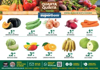 Pré-Visualização do folheto "Ofertas da semana" da loja Superbom válido a partir de 30/07/2025