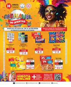 Pré-Visualização do folheto "Ofertas Carnaval " da loja Hirota Food válido a partir de 04/02/2026