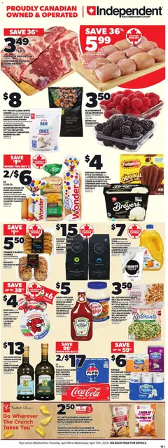 Preview of leaflet Weekly Flyer - NS from shop Independent Grocer is valid from Apr 09, 2026