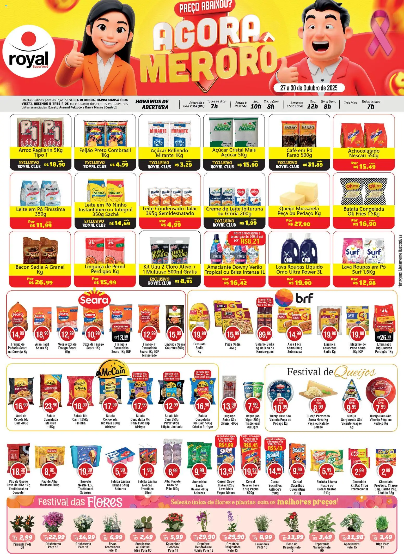 Pré-Visualização do folheto "Ofertas da semana" da loja Royal Supermercados válido a partir de 27/10/2025