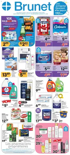 Preview of leaflet Weekly flyer / circulaire from shop Brunet is valid from Jul 31, 2025