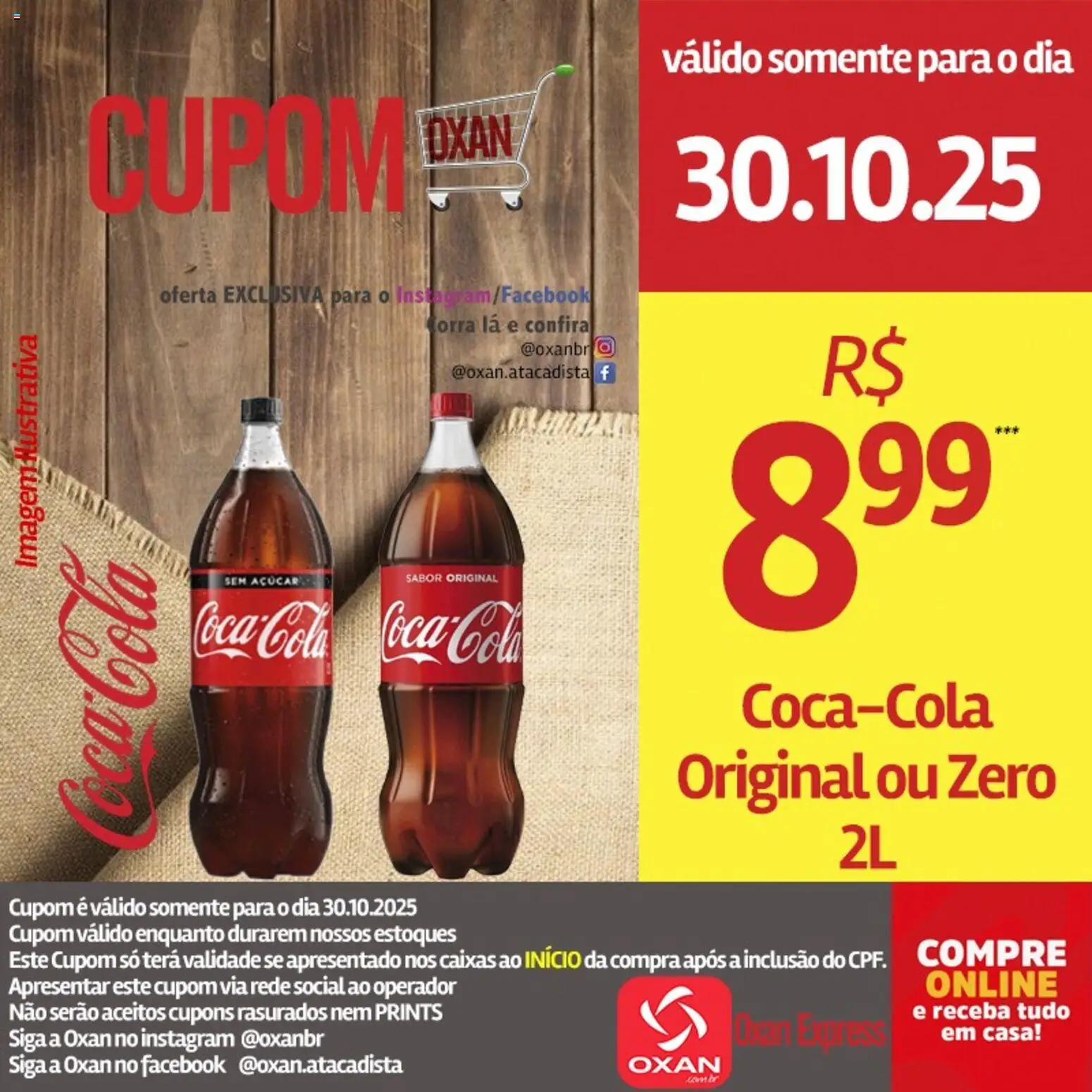 Pré-Visualização do folheto "Ofertas da semana" da loja Oxan Atacadista válido a partir de 30/10/2025 - Açúcar