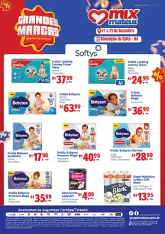 Pré-Visualização do folheto "Ofertas Grandes Marcas" da loja Mateus válido a partir de 17/12/2025