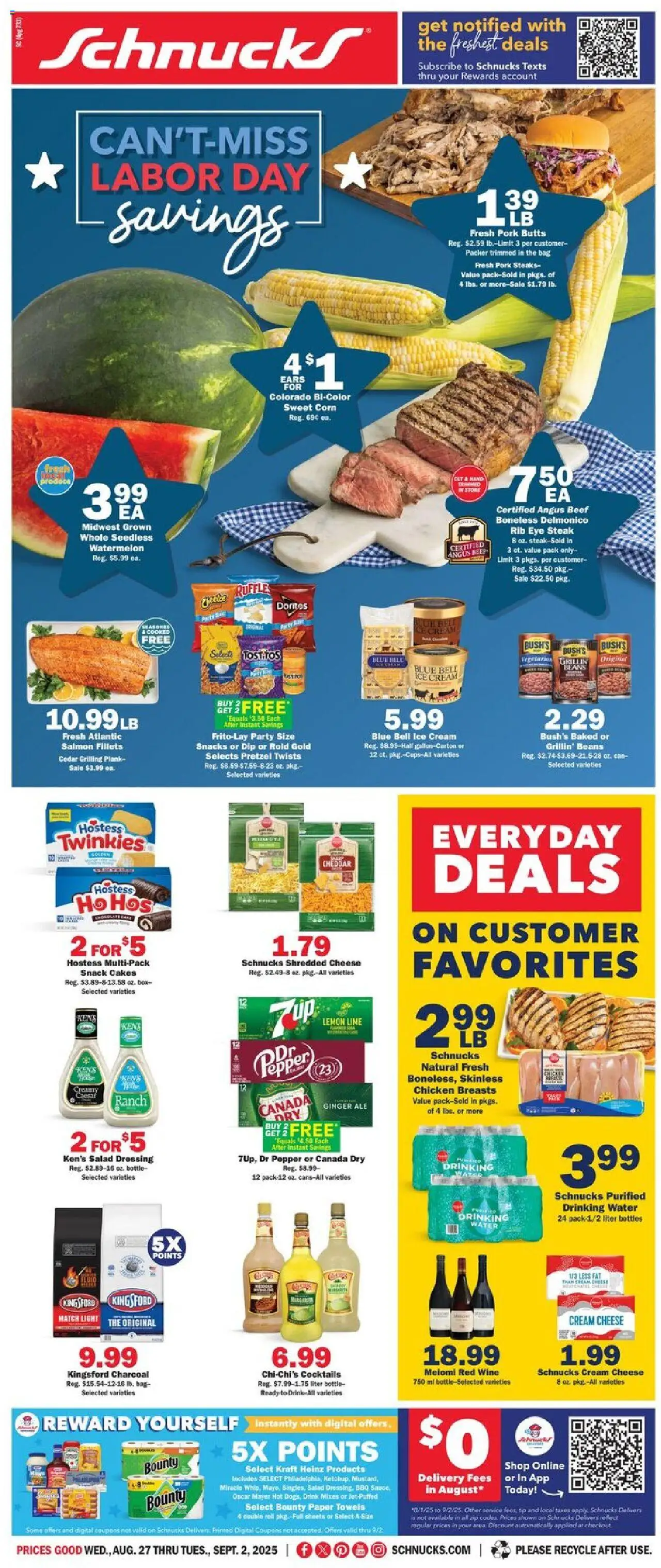 Schnucks Weekly Ad from 08/27/2025 - Flyer - Page number 1