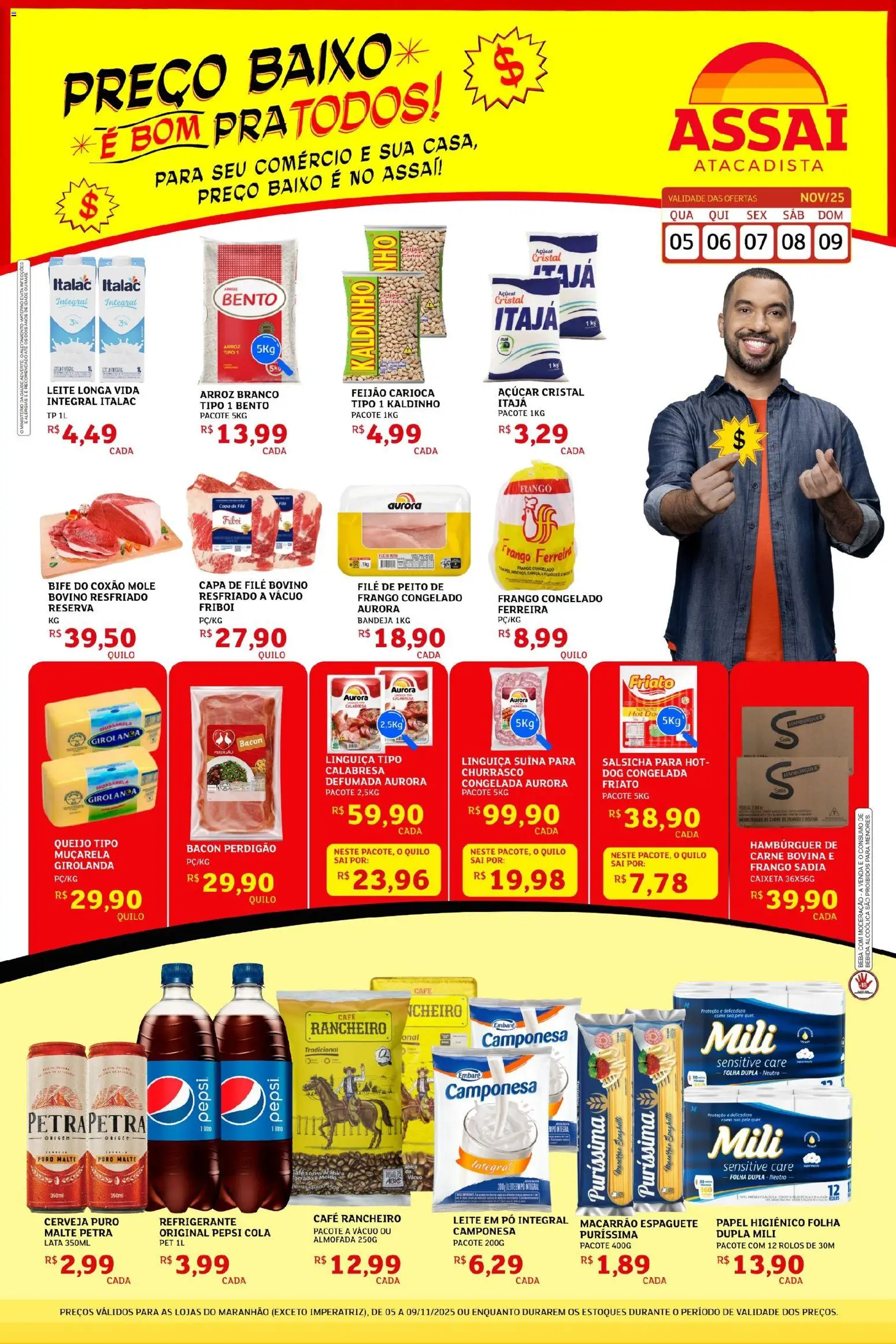 Pré-Visualização do folheto "Encarte - MA" da loja Assaí Atacadista válido a partir de 05/11/2025
