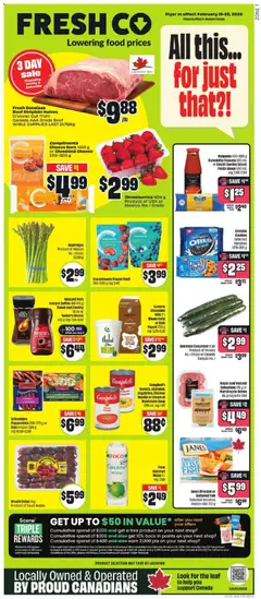 Preview of leaflet Weekly Flyer - ON from shop FreshCo is valid from Feb 19, 2026