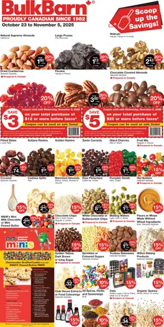 Preview of leaflet Weekly Flyer from shop Bulk Barn is valid from Oct 23, 2025