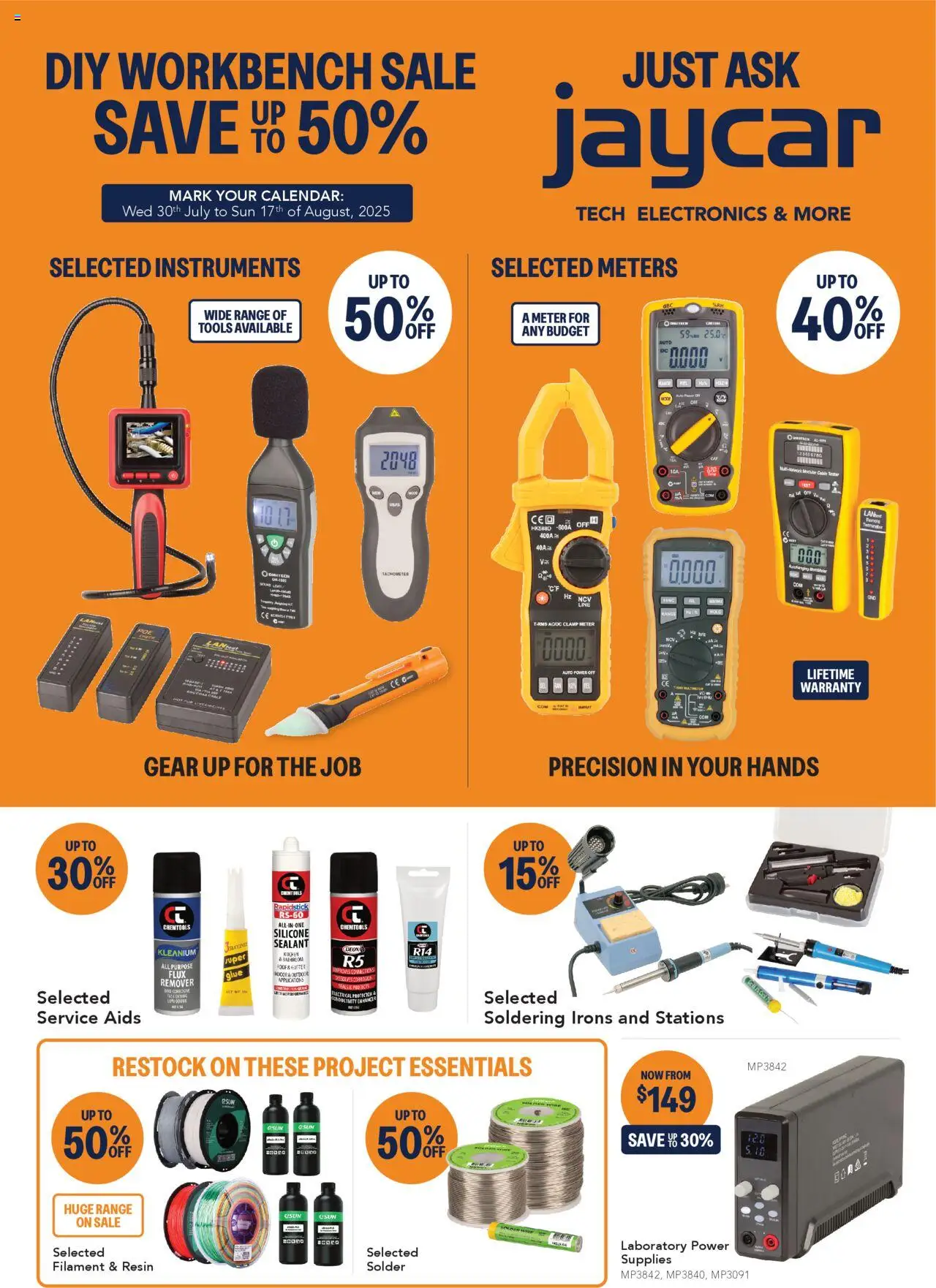 Jaycar catalogue valid from 30/07/2025 - page 1
