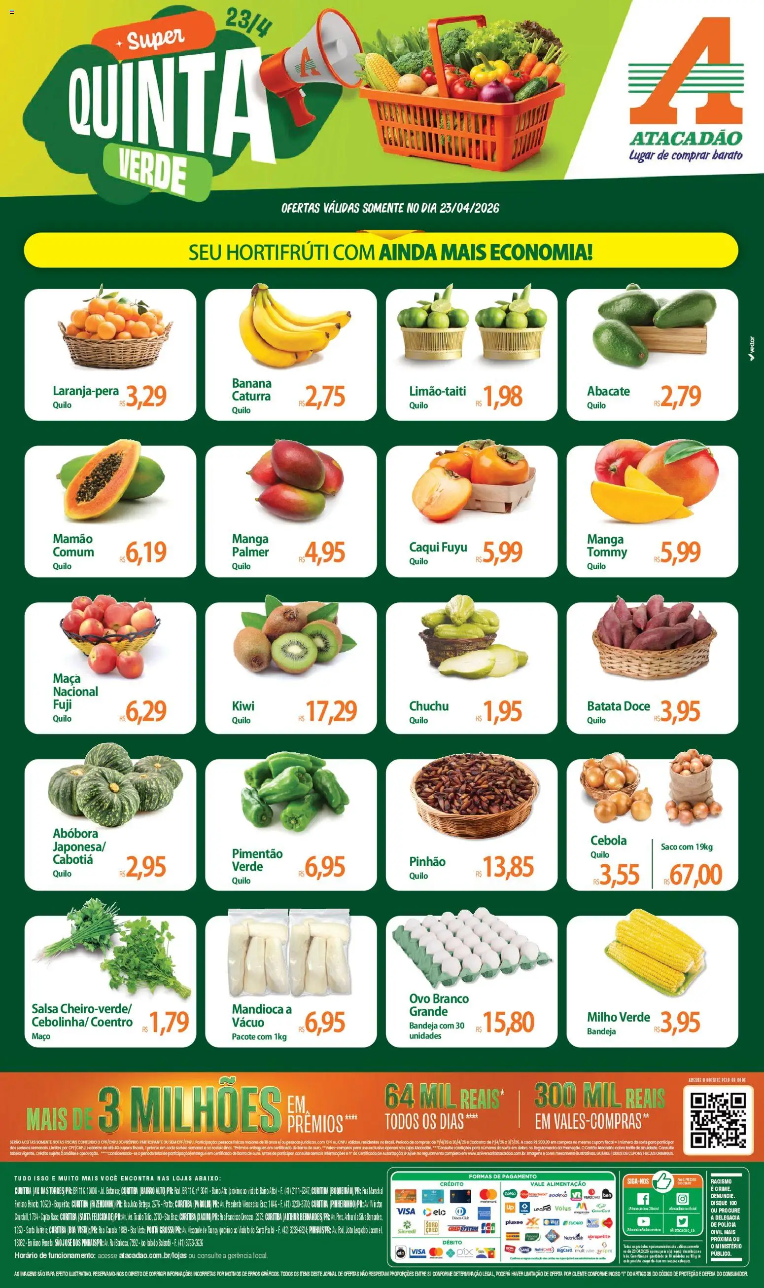 Pré-Visualização do folheto "Atacadão ofertas - PR" da loja Atacadão válido a partir de 23/04/2026
