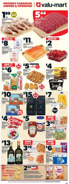 Un aperçu du dépliant Valu Mart weekly flyer du magasin Valu Mart est valide à partir 9 avr. 2026