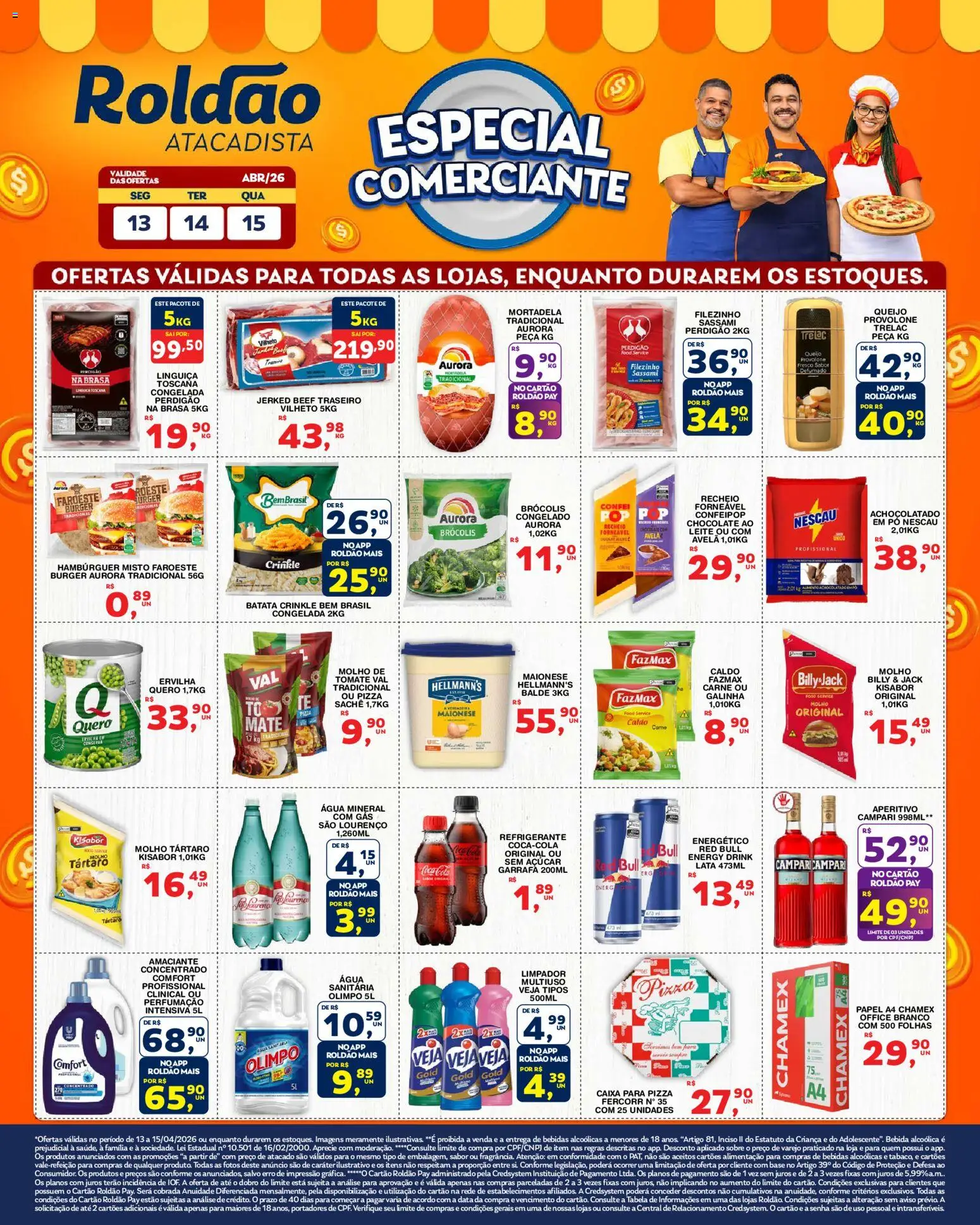 Pré-Visualização do folheto "Roldão ofertas Segunda Comerciante" da loja Roldão válido a partir de 13/04/2026