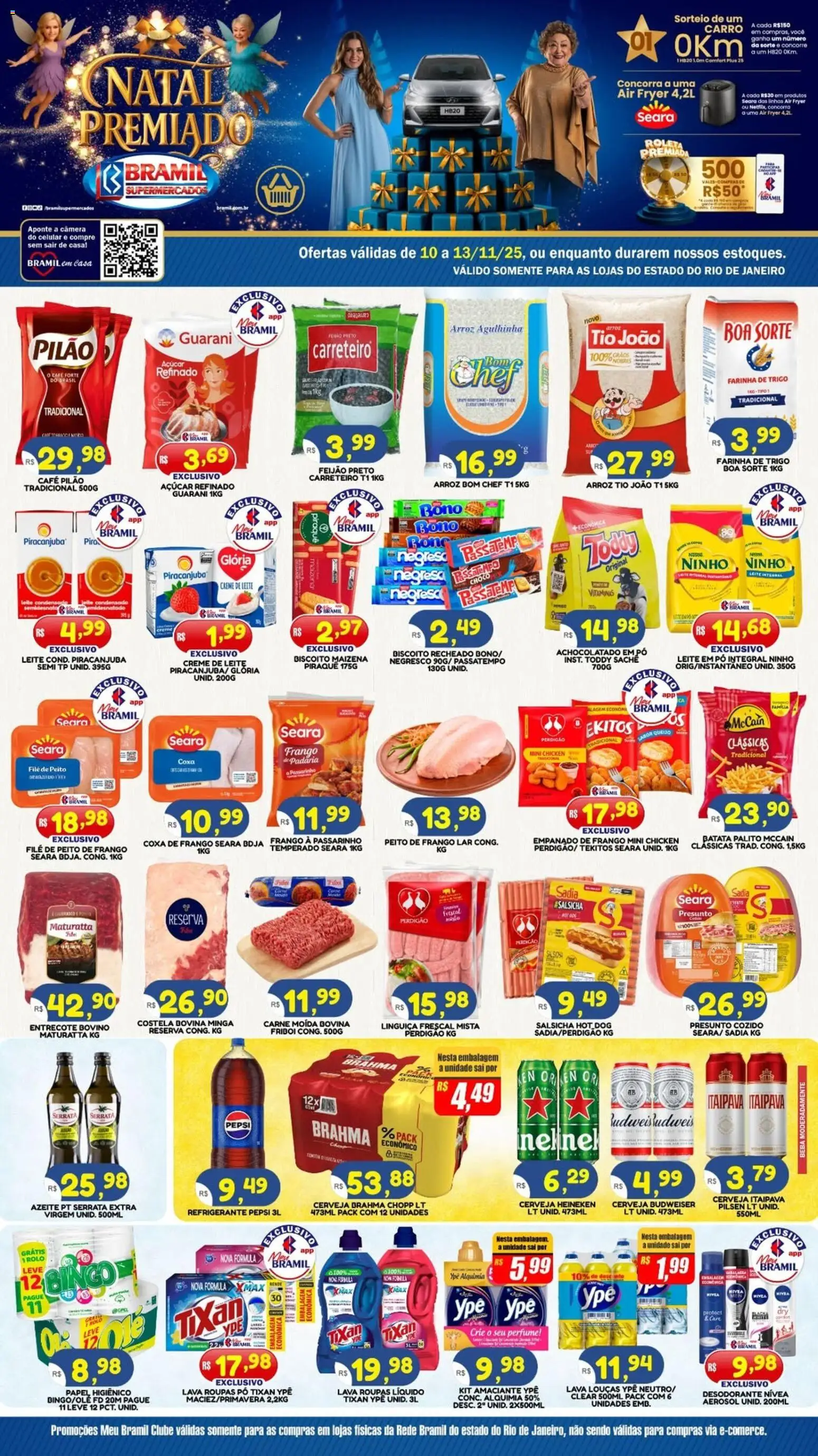 Pré-Visualização do folheto "Ofertas da semana" da loja Bramil Supermercados válido a partir de 10/11/2025