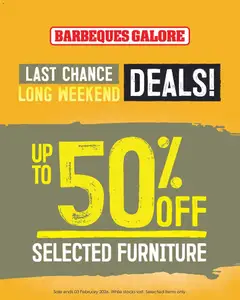 Preview of catalogue Last Chance! from shop Barbeques Galore valid 28/01/2026